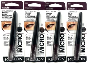 (4) Revlon Colorstay Micro Easy Precision Liquid Liner Sealed 303 But First Wine - Picture 1 of 3
