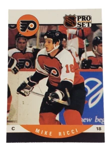 1990-91 Pro Set Hockey Mike Ricci RC #631 Philadelphia Flyers NHL - Picture 1 of 2