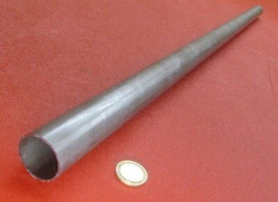 Tubo redondo de acero DOM, 1,25" OD x 1,152" ID x 0,049" pared x 3 pies de longitud Foto 1 de 4