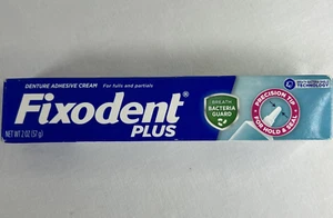 Fixodent Plus Scope Antibacterial Denture Adhesive Cream 2oz 1 Pack - Picture 1 of 3