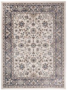 Traditional Klassischer Orientteppich Perser Vintage Teppiche in Weiß Beige