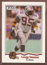 Gregg Stumon 1994 Jogo CFL card #12 Shreveport Pirates  Southern Arkansas
