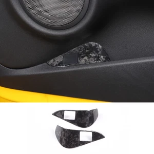Cubierta de borde de botón con interruptor elevador de fibra de carbono forjado para Toyota Supra 2019-22 - Imagen 1 de 10