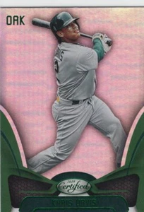 2019 Panini Chronicles Certified Green Parallel #18 Khris Davis - Picture 1 of 2
