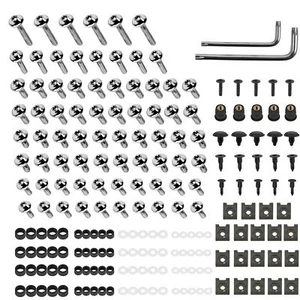 Motorcycle Fairing Bolt Kit 210Pcs Stainless Steel Fairing Screws Clips Faste... - Picture 1 of 6