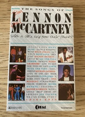 Various - The Songs Of Lennon & McCartney Cassette Album (1985) Compilation - Image 1 of 4