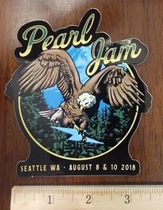 (1) PJ Pearl Jam Sticker 2018 Seattle Home Show Die-Cut - Picture 1 of 3