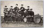 Pierron IL Our Band mit Tubas, Hörnern, Bassdrum ~ Onkel Emil & Joe's Son ~ Pa ~ B&W 1910