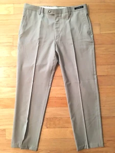 JoS. A. Banks Khaki Tailored Fit Wool Dress Pants - Men's Size 36 X 31 * - Picture 1 of 5