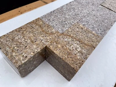 STUNNING BUFF  PINK SOLID  GRANITE PAVING,   SETTS, DRIVEWAY, - £60 per m2 !! - Image 1 of 4
