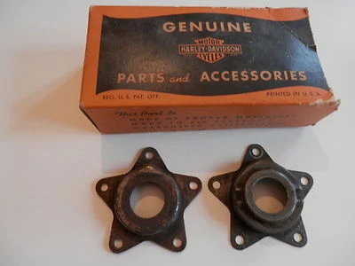 Cubierta de cubo original Harley Stern Nabe Star 1937-1954 Knucklehead Panhead WLA Foto 1 de 4
