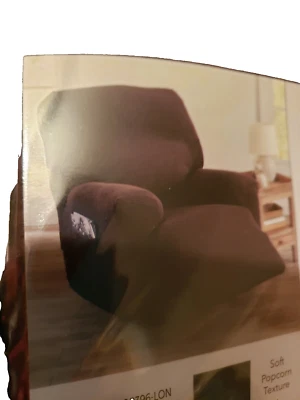 Longaberger 躺椅懒人盖 1 件全新包装 Choclate 棕色纹理 — 第 1/4 张图片