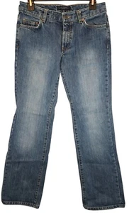 Jeans Banana Republic donna tg 2 blu taglio stivaletto vita bassa elasticizzato denim lavaggio med - Foto 1 di 9