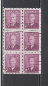 CANADA  :  1949 - USED  - SCOTT # 249  BLOCK 6 - Picture 1 of 1