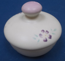 Contemporary White porcelain Lidded dish small 7.5cm tall exc cond trinket box