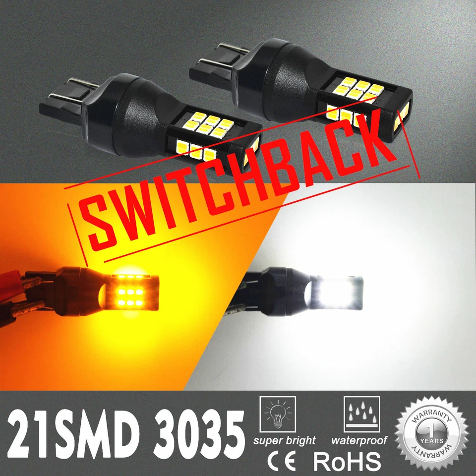 LED 2-Color Front Turn Signal Light Parking Lamp For 2013-16 Nissan Altima Pair - Image 1 of 4