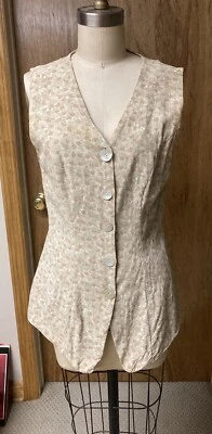 Chaleco Vintage Talla Pequeña Empresa Ropa de Trabajo HI Studio Foto 1 de 4