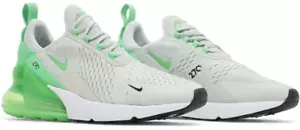 Nike Air Max 270 Mens US 9 Green Silver Casual Shoes Sneakers NEW ☑️ - Picture 1 of 8