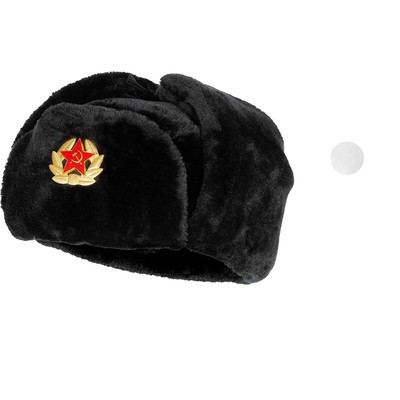 Damen Kunstfellmütze Russischer Stil - Uschanka Wintermütze Mit Ohrenschutz