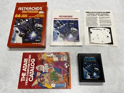 NICE Atari VCS 2600 Game Complete in Original Box 1981 Asteroids Matching Label - Image 1 of 4