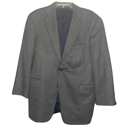 Chaqueta Blazer John W Nordstrom Ing Loro Piana 100% Gris Cachemira Carbón 42REG Foto 1 de 4