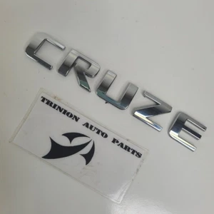 2011-2015 Chevy Cruze Rear Trunk Emblem Nameplate Letters "Cruze" Chrome OEM - Bild 1 von 4