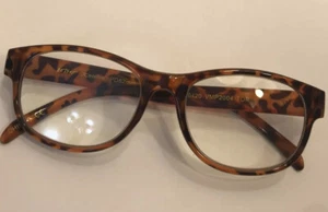 Betsey Johnson +1.50 Readers Reading Glasses Brown Tortoise Frame New - Picture 1 of 12