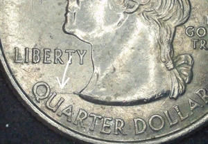 2002 P Die Crack State Quarter Circulated US Coin 25c - Picture 1 of 3