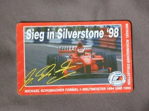 K 0248 05.99 MINT Ongebruikt Duitsland F1 Michael Schumacher Silverstone opl 760 - Imagen 1 de 2