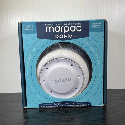 Máquina de Ruido Blanco Original Marpac Dohm - Sonido Ventilador Natural, Ayuda para Dormir, Ruido C Foto 1 de 4