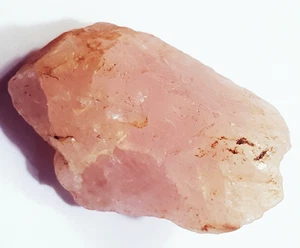 Natural Rose Quartz Rough 247.20 Ct Loose Gemstone Certified - Picture 1 of 6