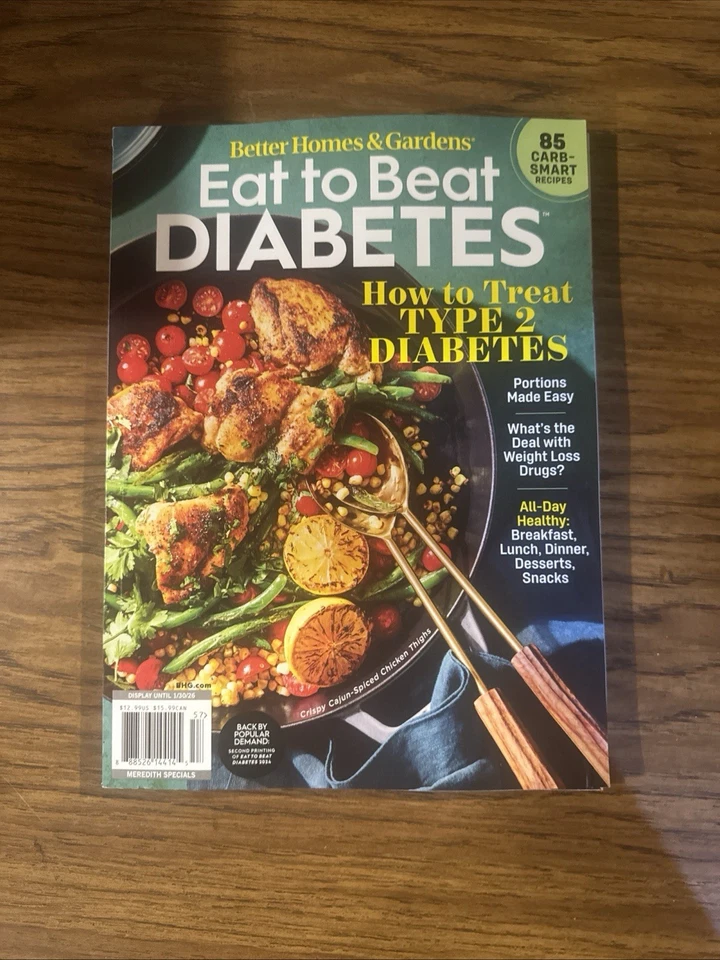 Better Homes & Gardens Eat to Beat Diabetes January 2025 Magazine Weight Loss - Image 1 of 1