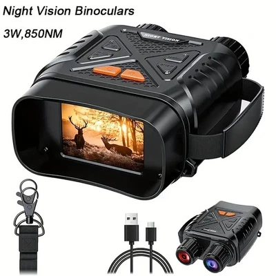 Night Vision Binoculars with 10X Digital Zoom Camera - Image 1 of 4