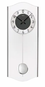 Modern wall clock with quartz movement from AMS AM W7480 NEW - Picture 1 of 1