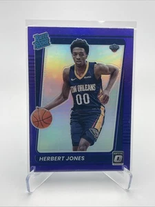 2022 Optic HERBERT JONES (RC) Rated Rookie Purple Prizm #157 - Picture 1 of 2