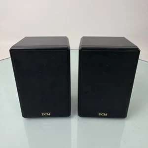 Paar DCM CX-007 Regallautsprecher 70 Watt schwarz getestet funktioniert - Bild 1 von 10