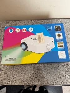 Mini LED Projector with Remote | Portable Home Theater HDMI USB SD AV - Picture 1 of 4
