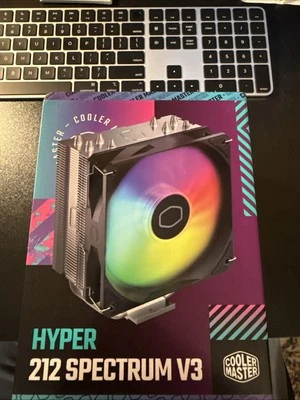 Cooler Master Hyper 212 Spectrum V3 CPU Air Cooler ARGB 120mm PWM Fan - Image 1 of 4