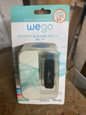 Relé rastreador de atividade e sono WeGo azul rastreamento fitness sem fio iPhone - Imagem 1 de 2