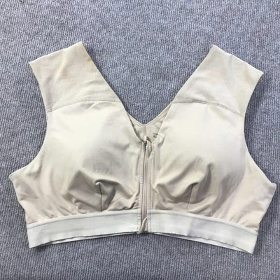 Tommie Copper Shoulder Support Sports Bra Womens 3XL Zip Front Activewear Gym - Image 1 of 4