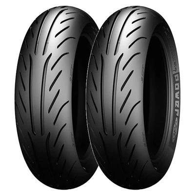 COPPIA GOMME MICHELIN 130/60-13 53P + 130/60-13 53P POWER PURE SC - Immagine 1 di 4