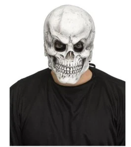 Realistic Skull Mask - Latex - Costume Accessory - One Size - 3 Colors - Picture 1 of 7