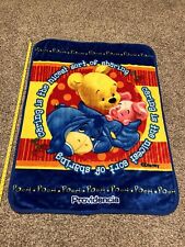 Vintage Winnie The Pooh Fleece Blanket And Friends Providencia Blue
