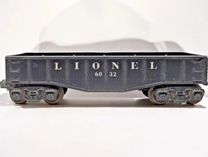 Vintage 6032 O Gauge Postwar Black Open Gondola Freight Car by Lionel Lines - Picture 1 of 11