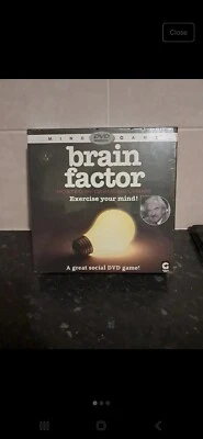 BRAIN FACTOR DVD MIND GAME Hosted By Des Lynam - NEW SEALED BNIB  - Image 1 of 3
