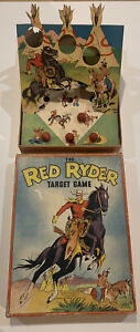 1939 RED RYDER Target Game Western w Box Whitman Co Original vintage toy
