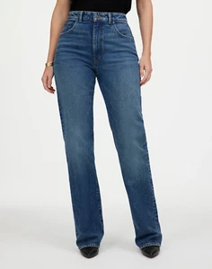 Madewell Curvy Relaxed Bootcut Jeans Gr. 30 Blau Medium Wash High Rise Slimming - Bild 1 von 20