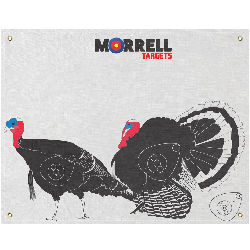 Morrell Turkeys Polypropylene Target Face with Grommets and Self-Healing - Image 1 of 1