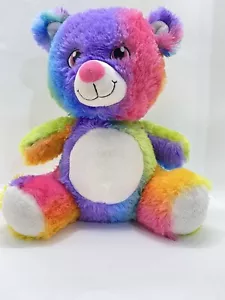 2017 Kelly Toy Bear Rainbow Toy Sugar Loaf Plush - Picture 1 of 5