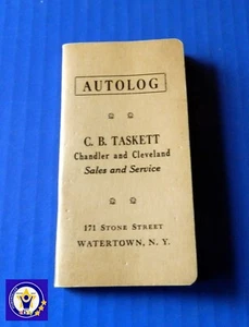 Vintage 1925-26 Autolog From C.B. Caskett 171 Stone St. Watertown, NY - Imagen 1 de 5